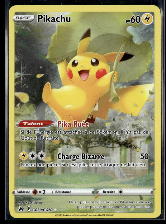 Pikachu Rare Zénith Suprême GG30 NM