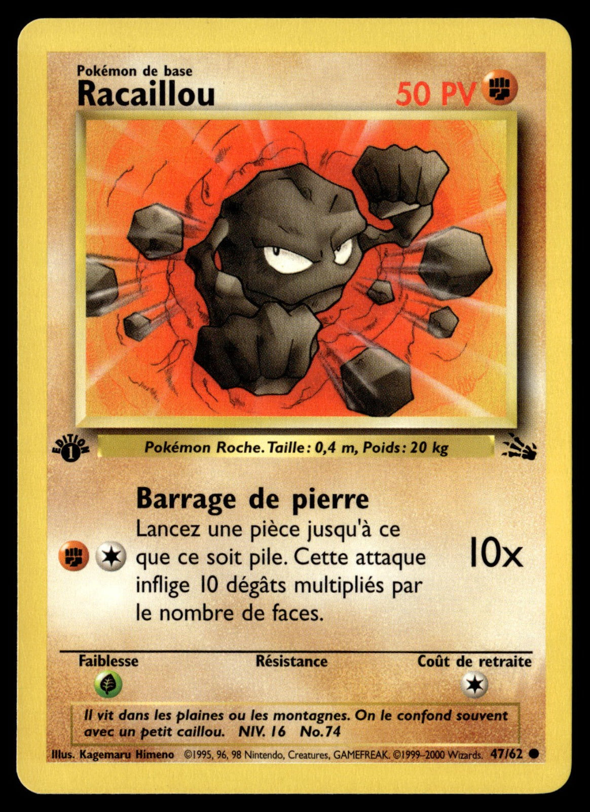 Racaillou Commune Fossile 47 EXC