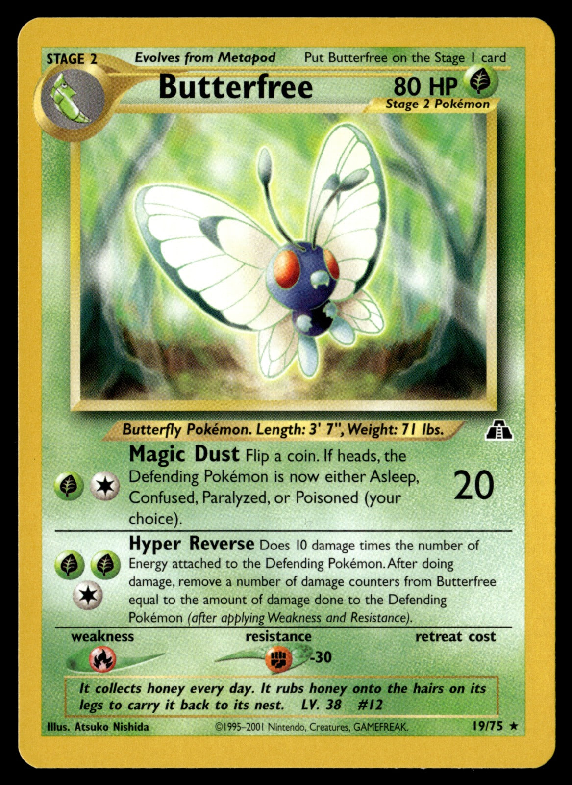 Butterfree 19/75 - NM