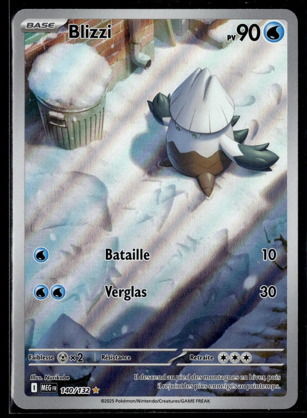 Blizzi Illustration rare Méga-Évolution 140 NM