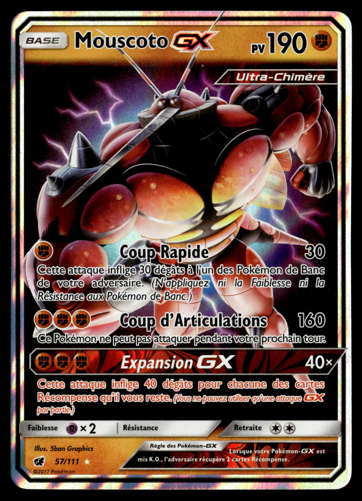 Mouscoto GX  Invasion Carmin 57 EXC 