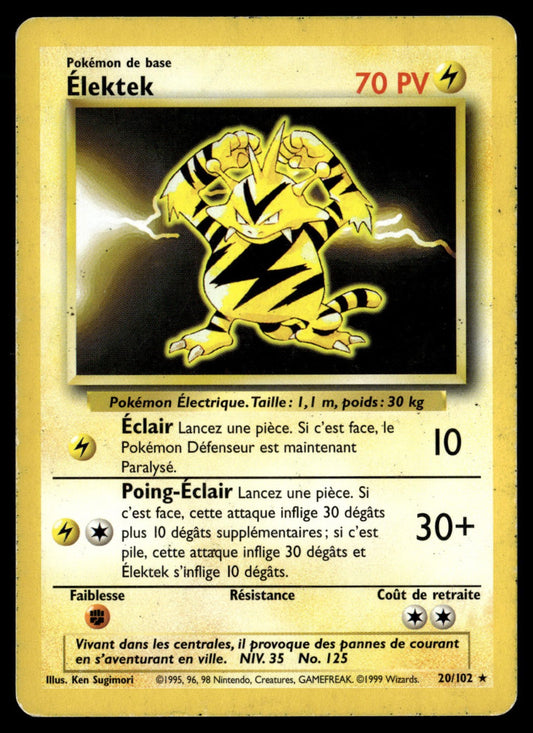 Élektek Rare Set de Base 20 HP