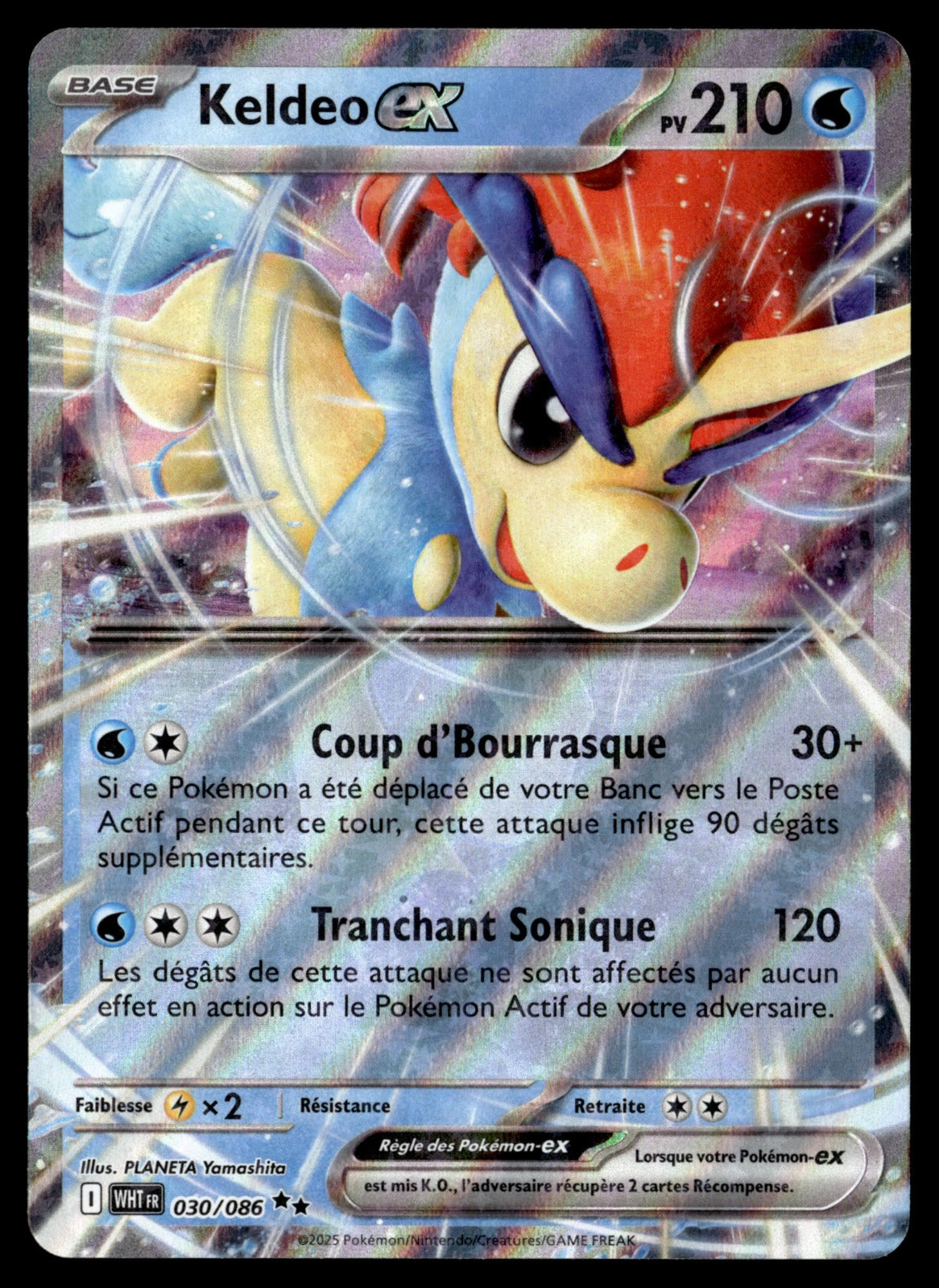 Keldeo-ex  Flamme Blanche 030 NM
