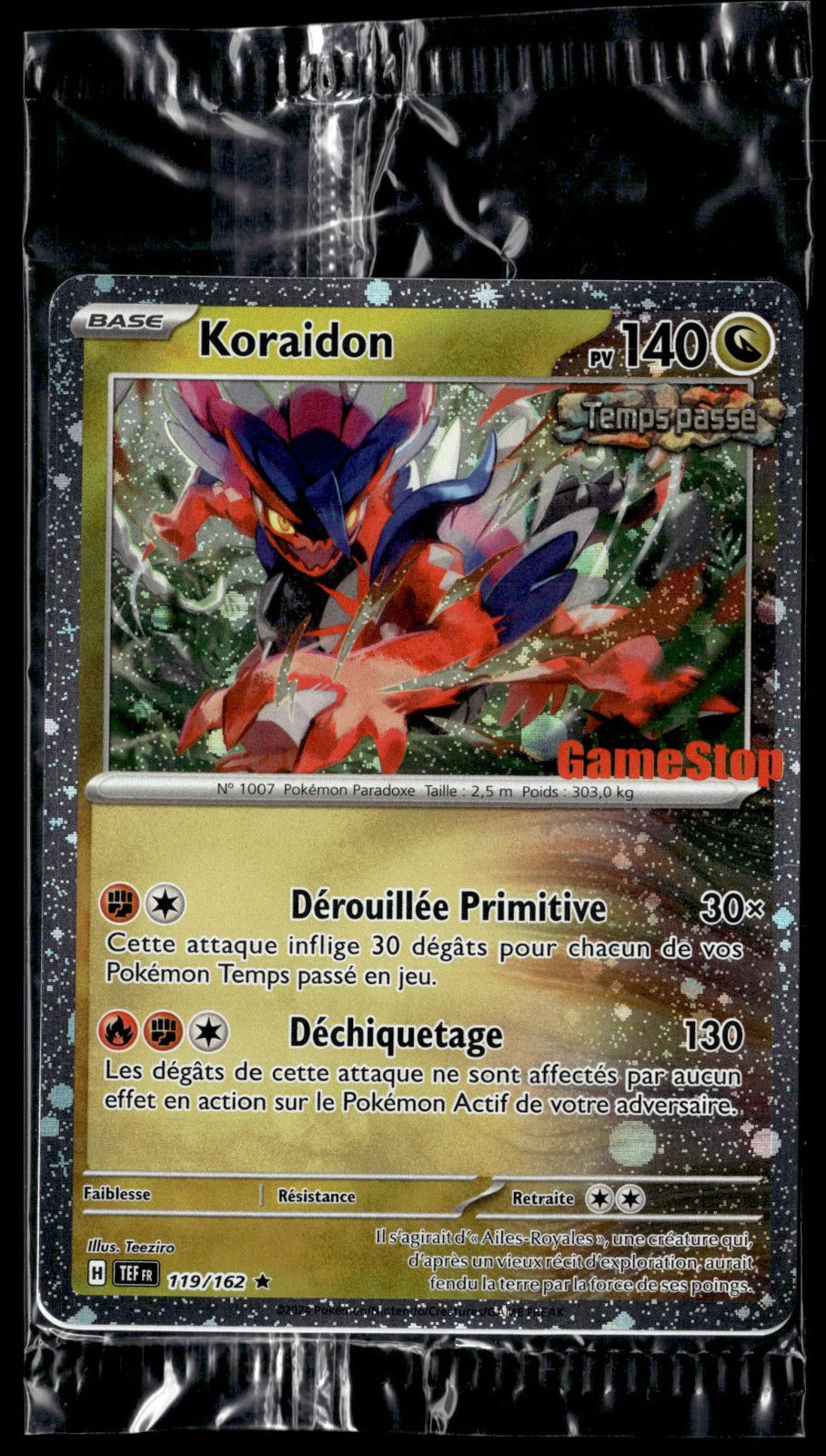 Koraidon Forces Temporelles - Promo Gamestop