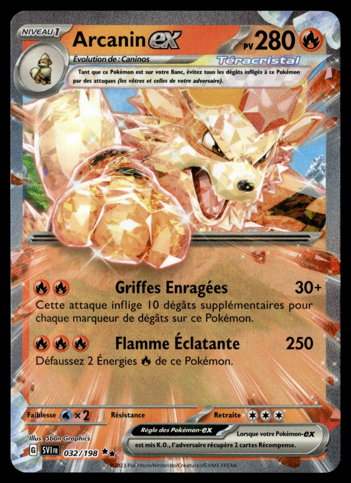 Arcanin-ex  Écarlate et Violet 032 NM