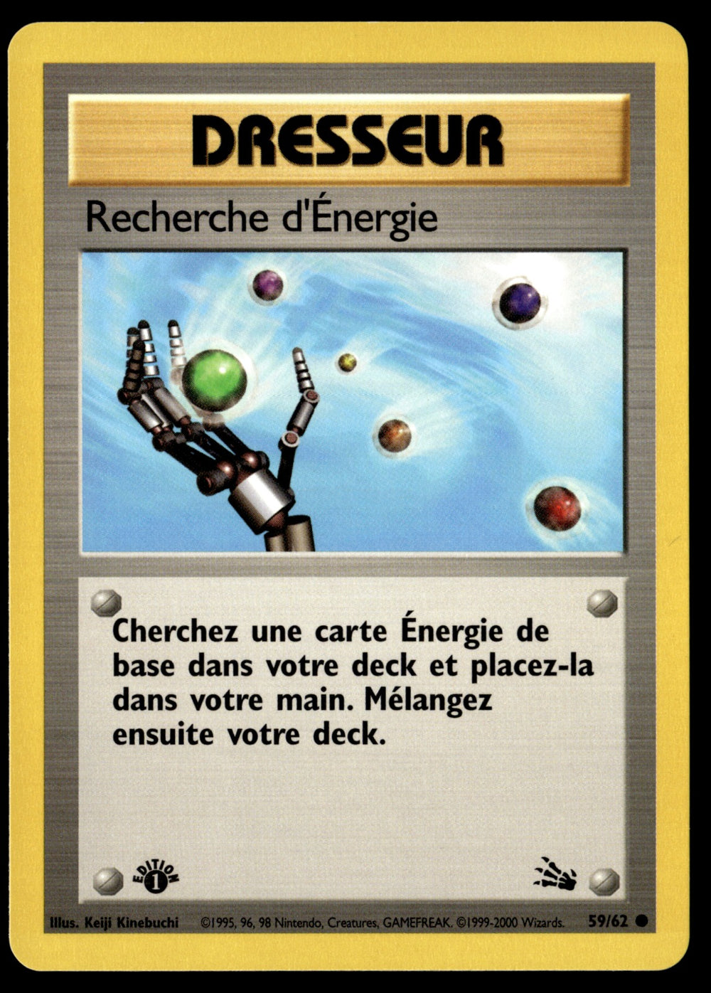 Recherche d'Énergie 59/62 ed1 - NM