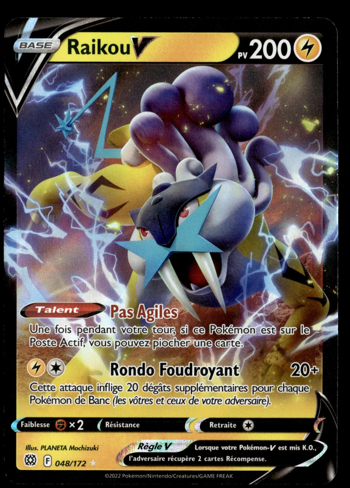 Raikou V  V Stars Étincelantes 048 NM