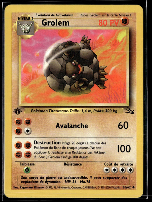 Grolem Peu Commune Fossile 36 EXC