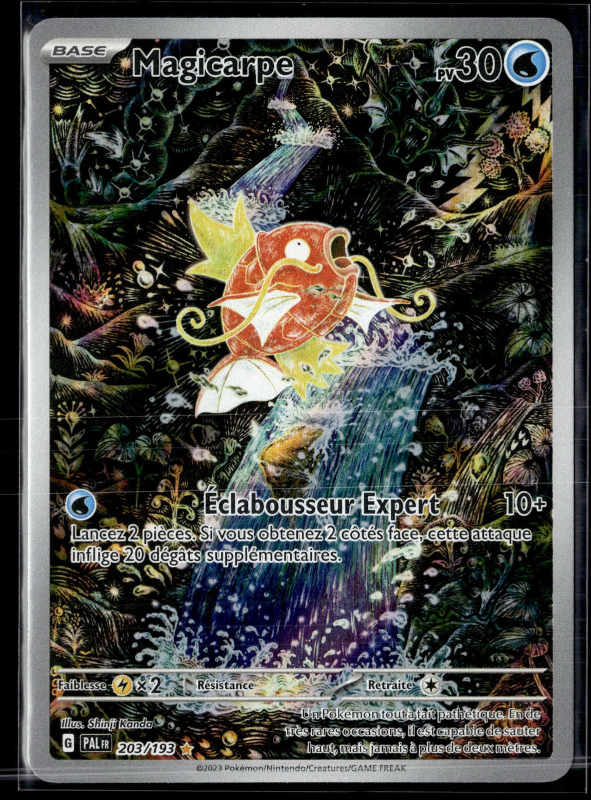 Magicarpe Illustration rare Évolutions à Paldea 203 NM