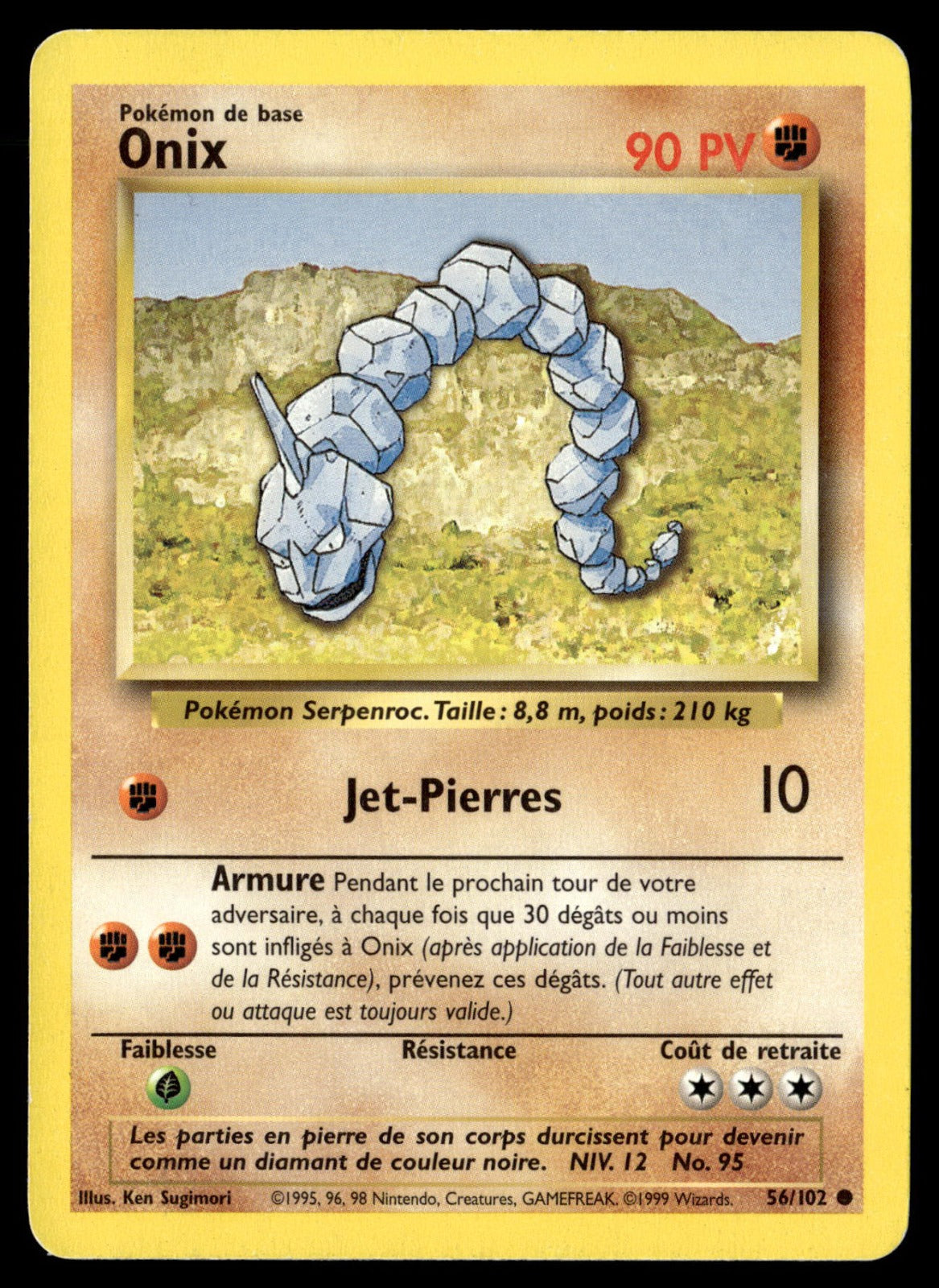 Onix Commune Set de Base 56 HP
