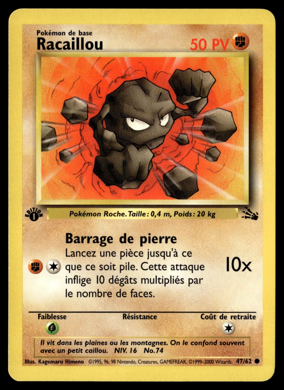 Racaillou Commune Fossile 47 EXC