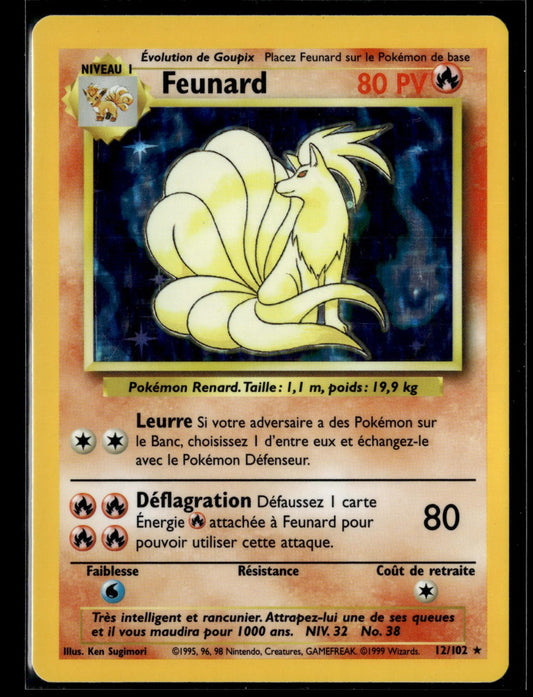 Feunard Rare Set de Base 12 EXC
