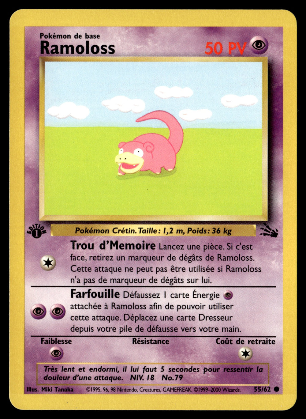 Ramoloss 55/62 ed1 - NM