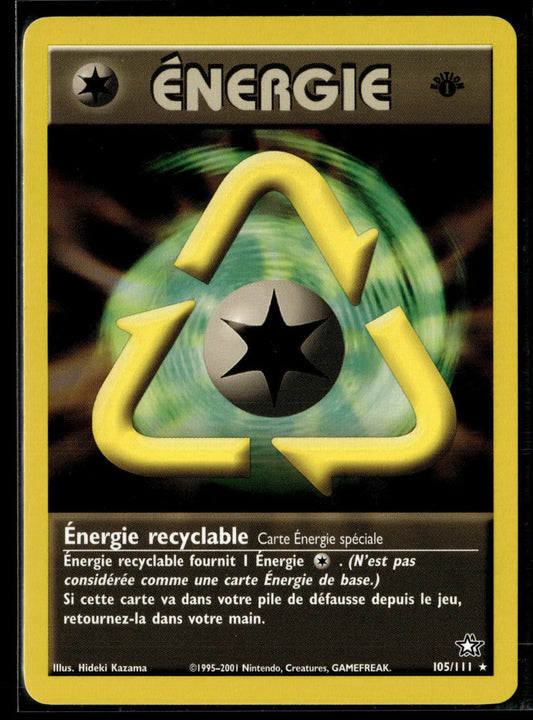 Énergie recyclable Rare Neo Genesis 105 NM
