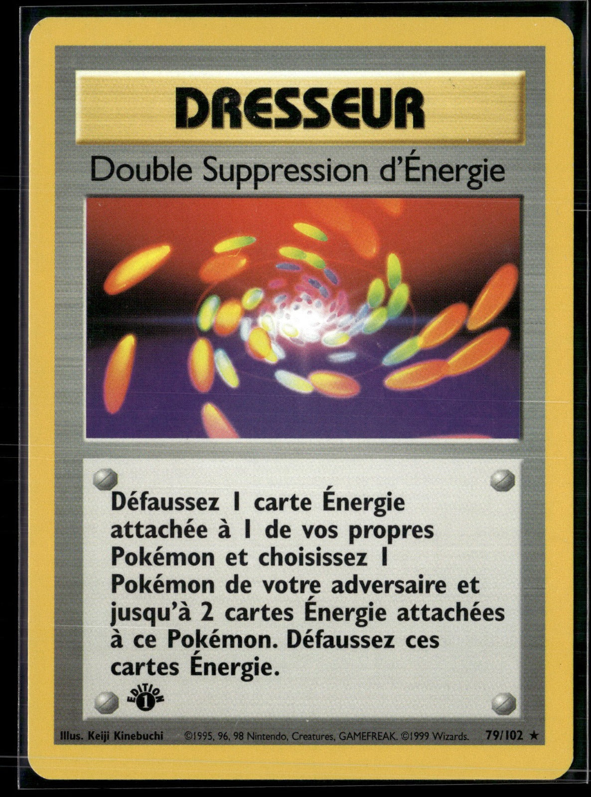 Double Suppression d'Énergie Rare Set de Base 79 EXC