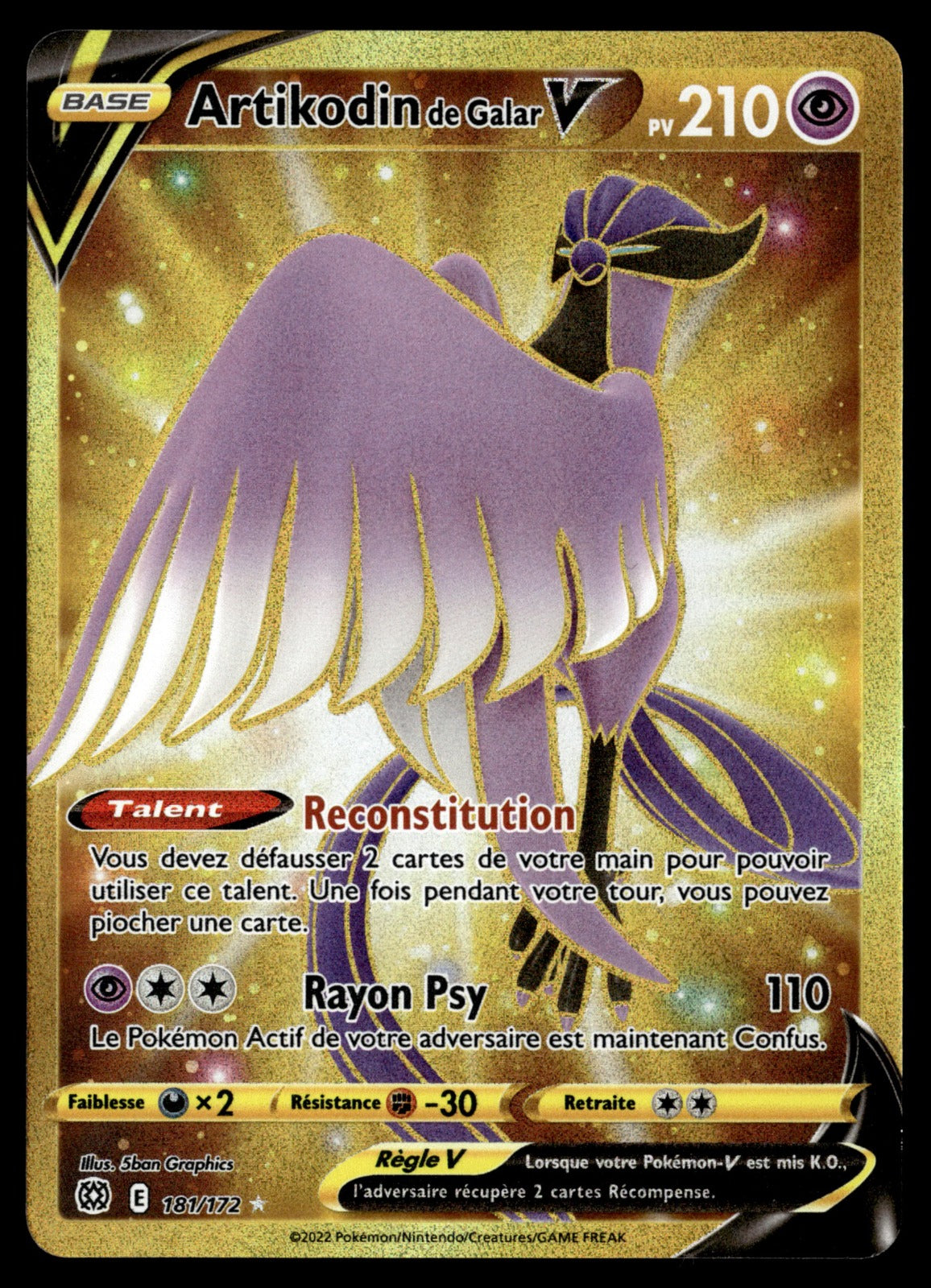 Artikodin de Galar V 181/172 - NM