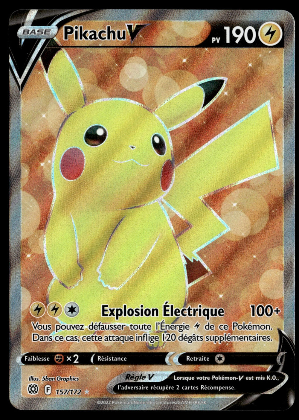 Pikachu V 157/236 - NM