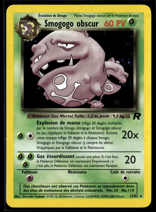 Smogogo obscur Rare Team Rocket 31 NM