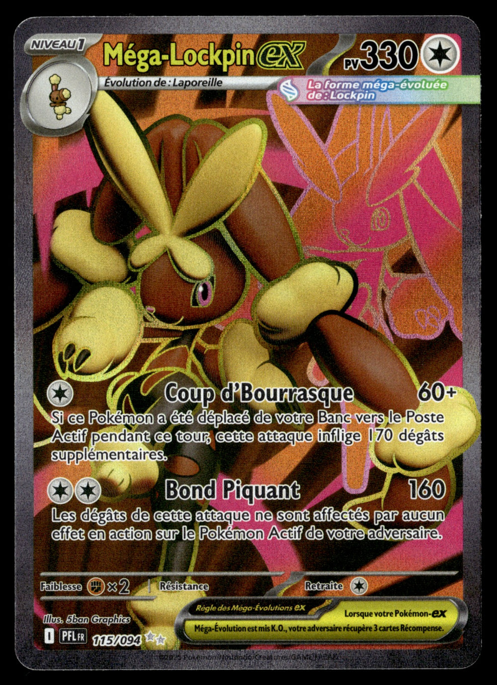 Méga-Lockpin-ex 115/131 - NM