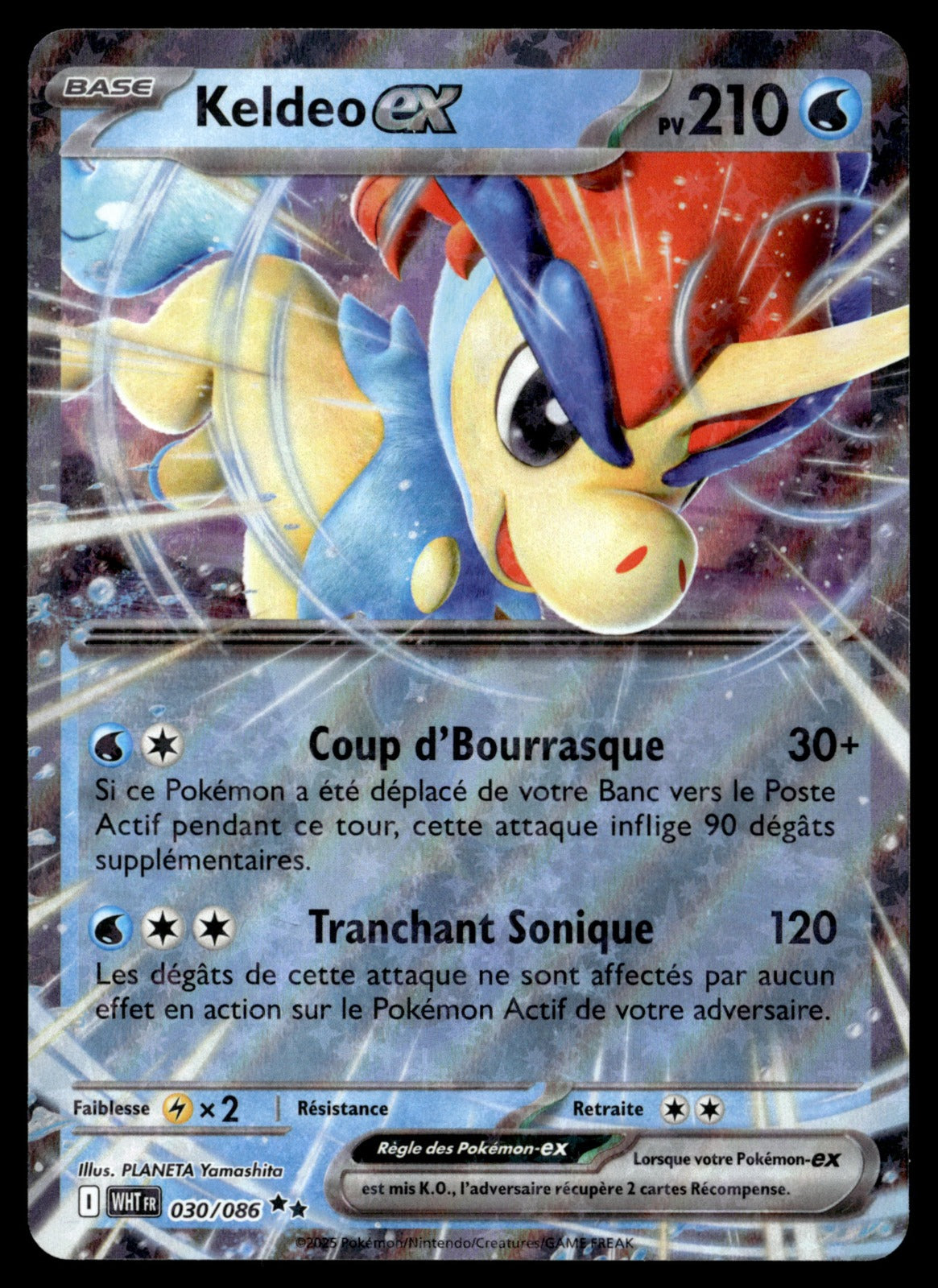 Keldeo-ex  Flamme Blanche 030 NM