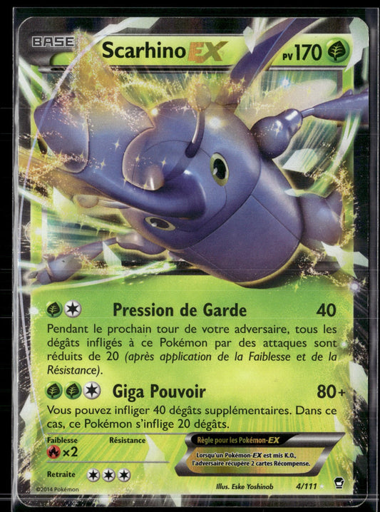 Scarhino EX Ultra Rare Poings Furieux 4 