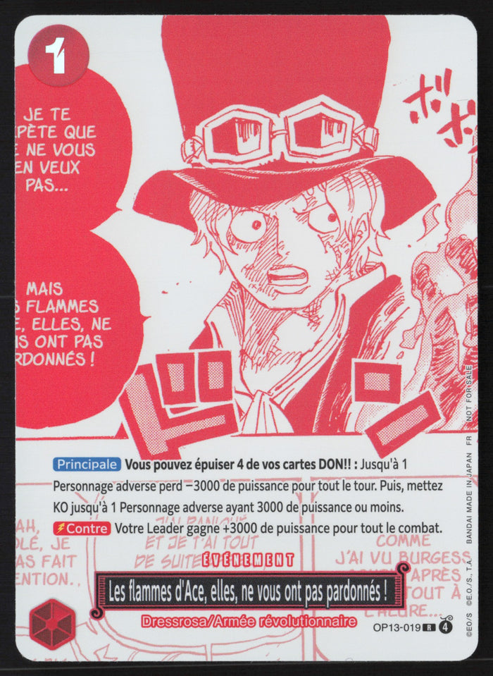 Les flammes d'Ace,elles, ne vous ont pas pardonnés ! OP13-019 - NM