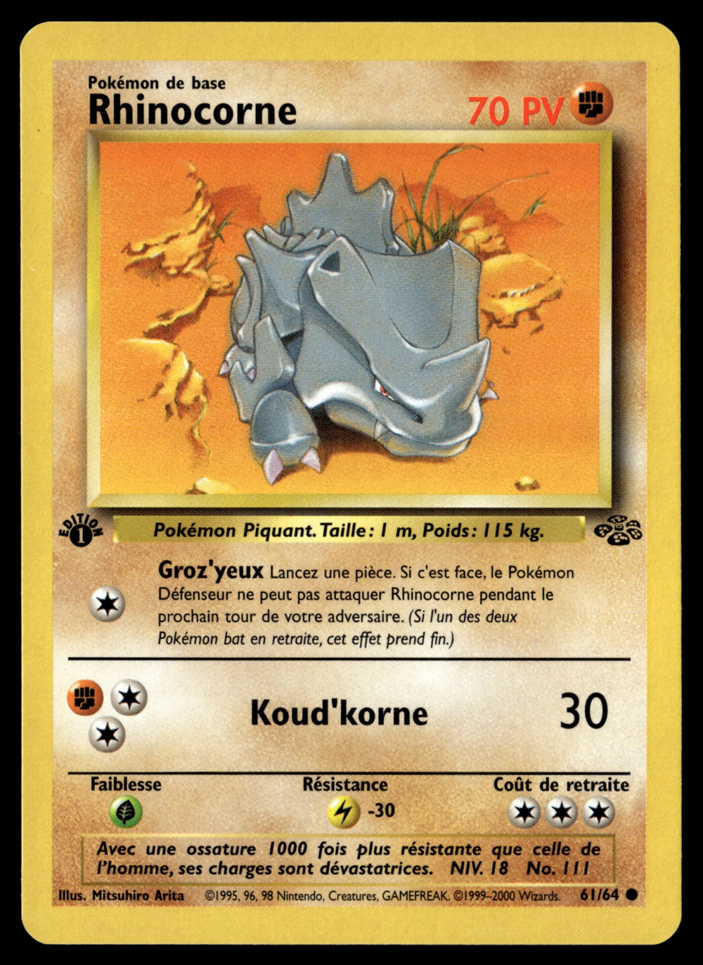 Rhinocorne 61/64 ed1 - NM