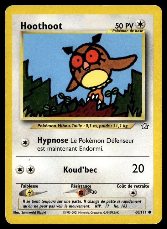 Hoothoot Commune Neo Genesis 60 GOOD