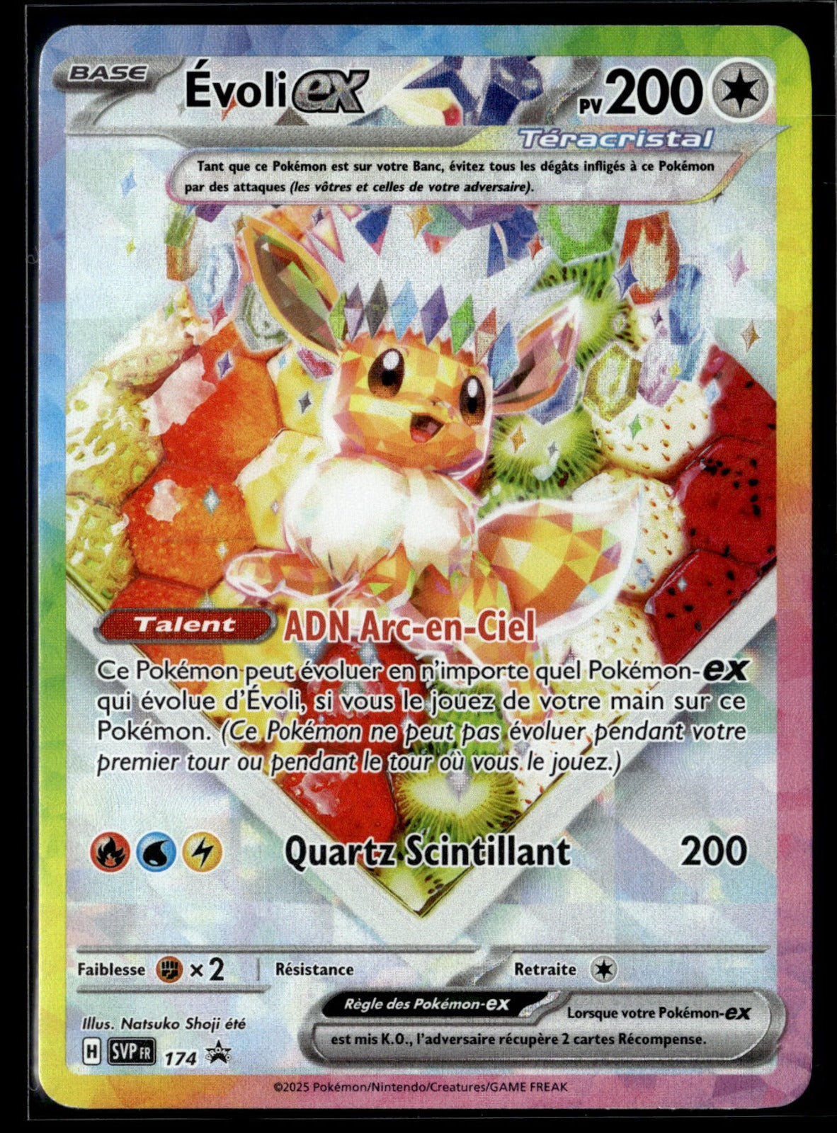 Évoli-ex Sans Rareté SVP Black Star Promos 174 NM