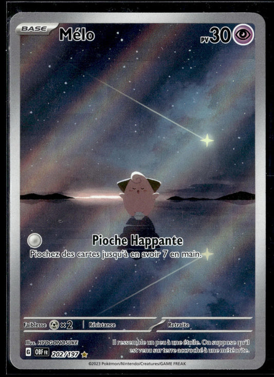 Mélo Illustration rare Flammes Obsidiennes 202 NM