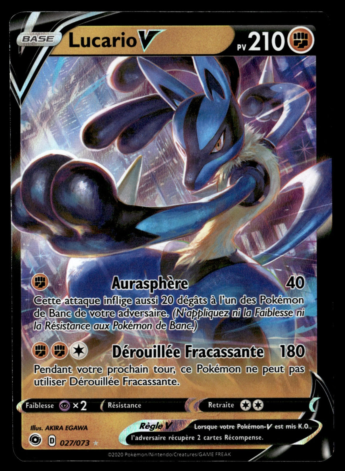 Lucario V  V La Voie du Maître 27 NM