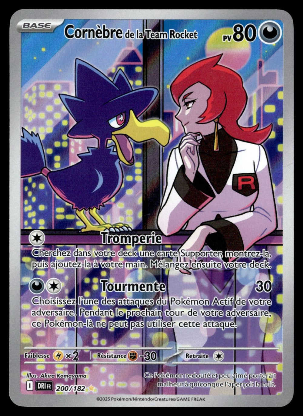 Cornèbre de la Team Rocket 200/182 - NM