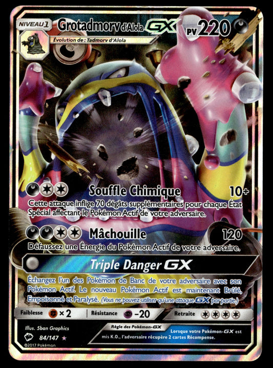 Grotadmorv d’Alola GX  Ombres Ardentes 84 EXC 