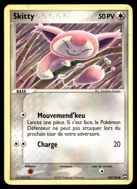Skitty Commune EX Gardiens du Pouvoir 62 HP