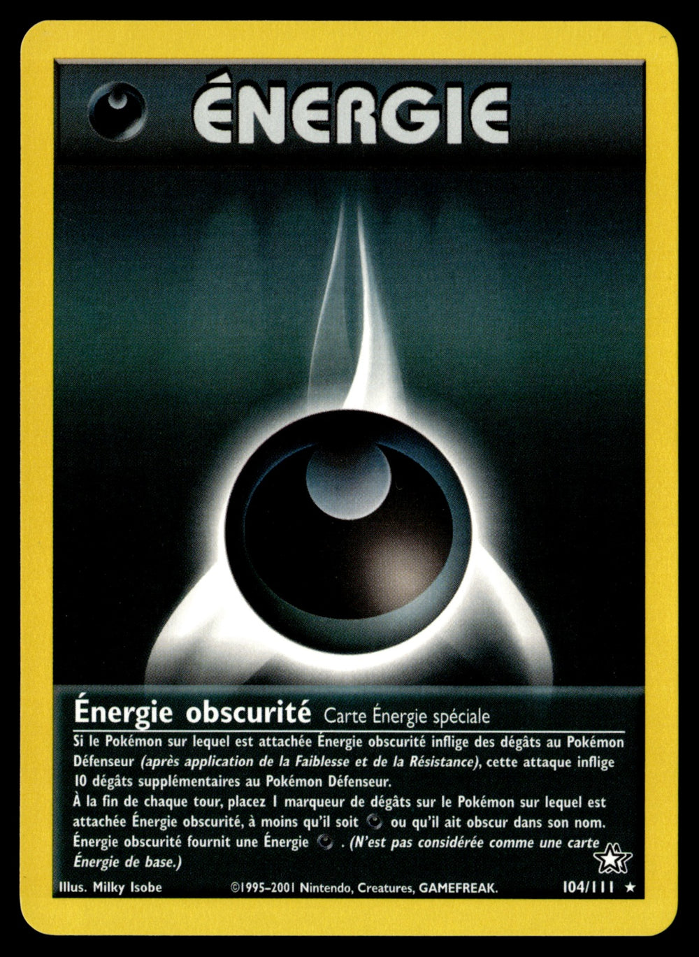 Énergie obscurité 104/111 - NM