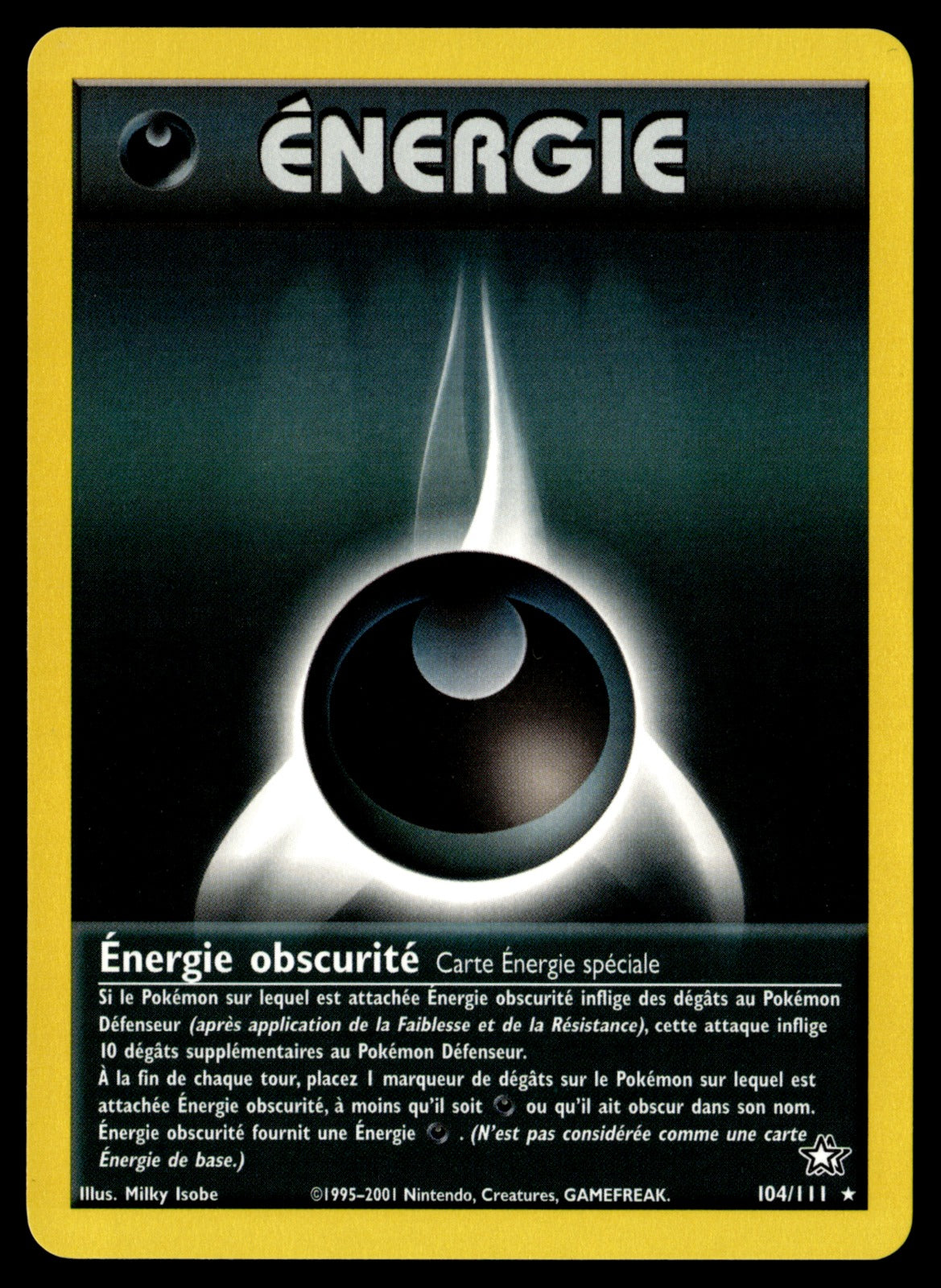 Énergie obscurité 104/111 - NM
