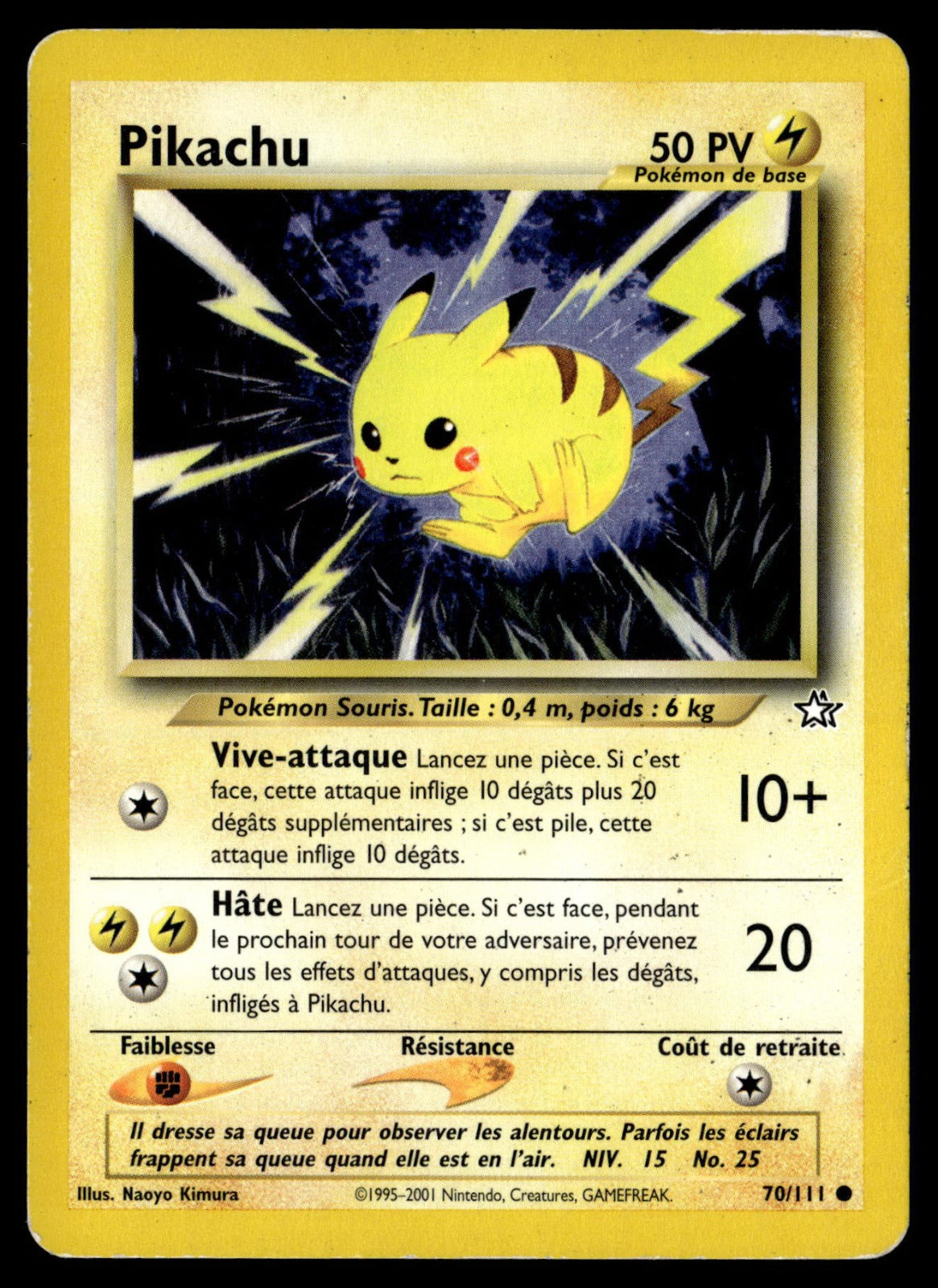 Pikachu Commune Neo Genesis 70 GOOD