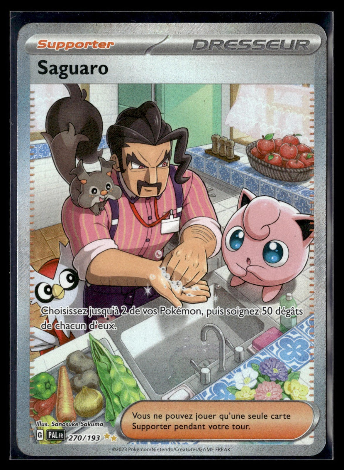 Saguaro Illustration spéciale rare Évolutions à Paldea 270 NM