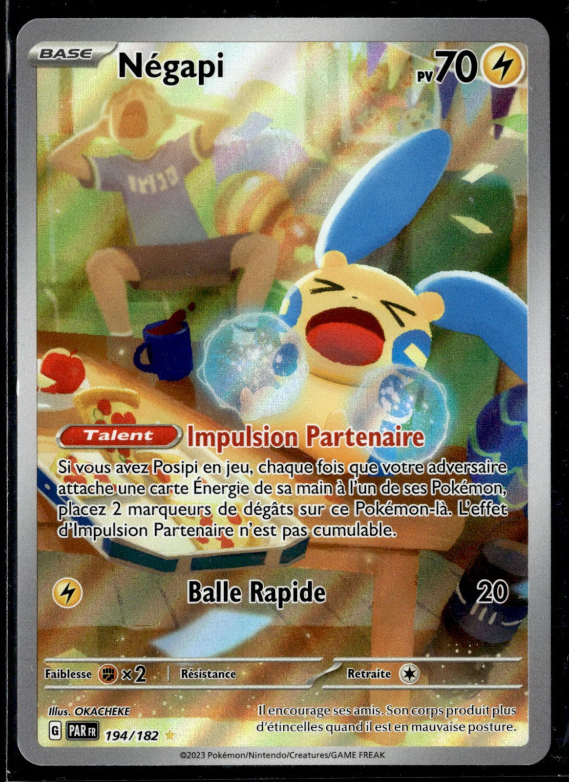 Négapi Illustration rare Faille Paradoxe 194 NM