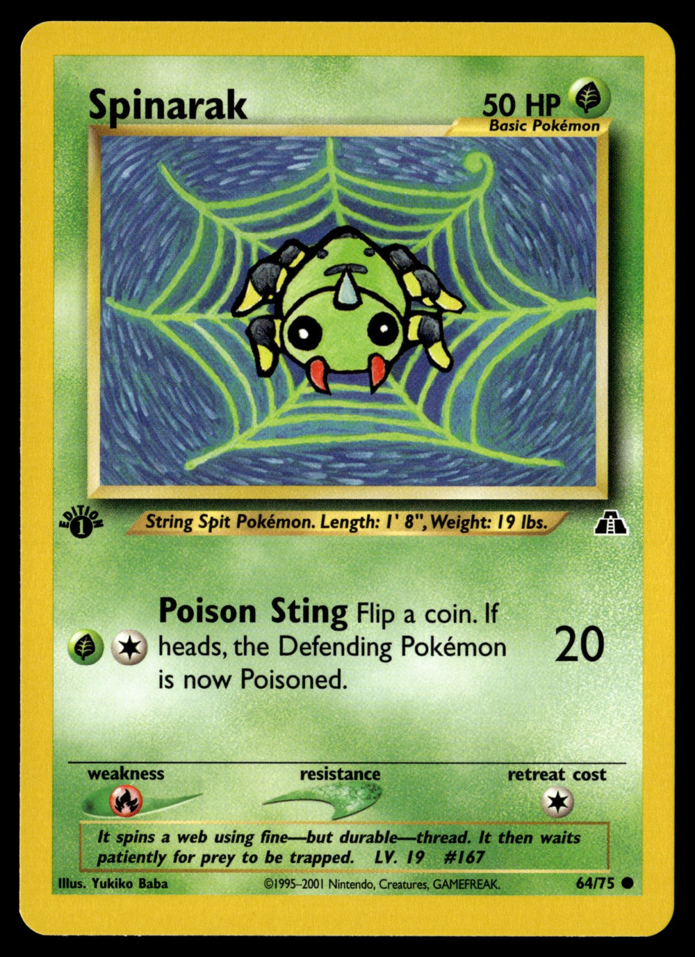 Spinarak 64/75 - NM