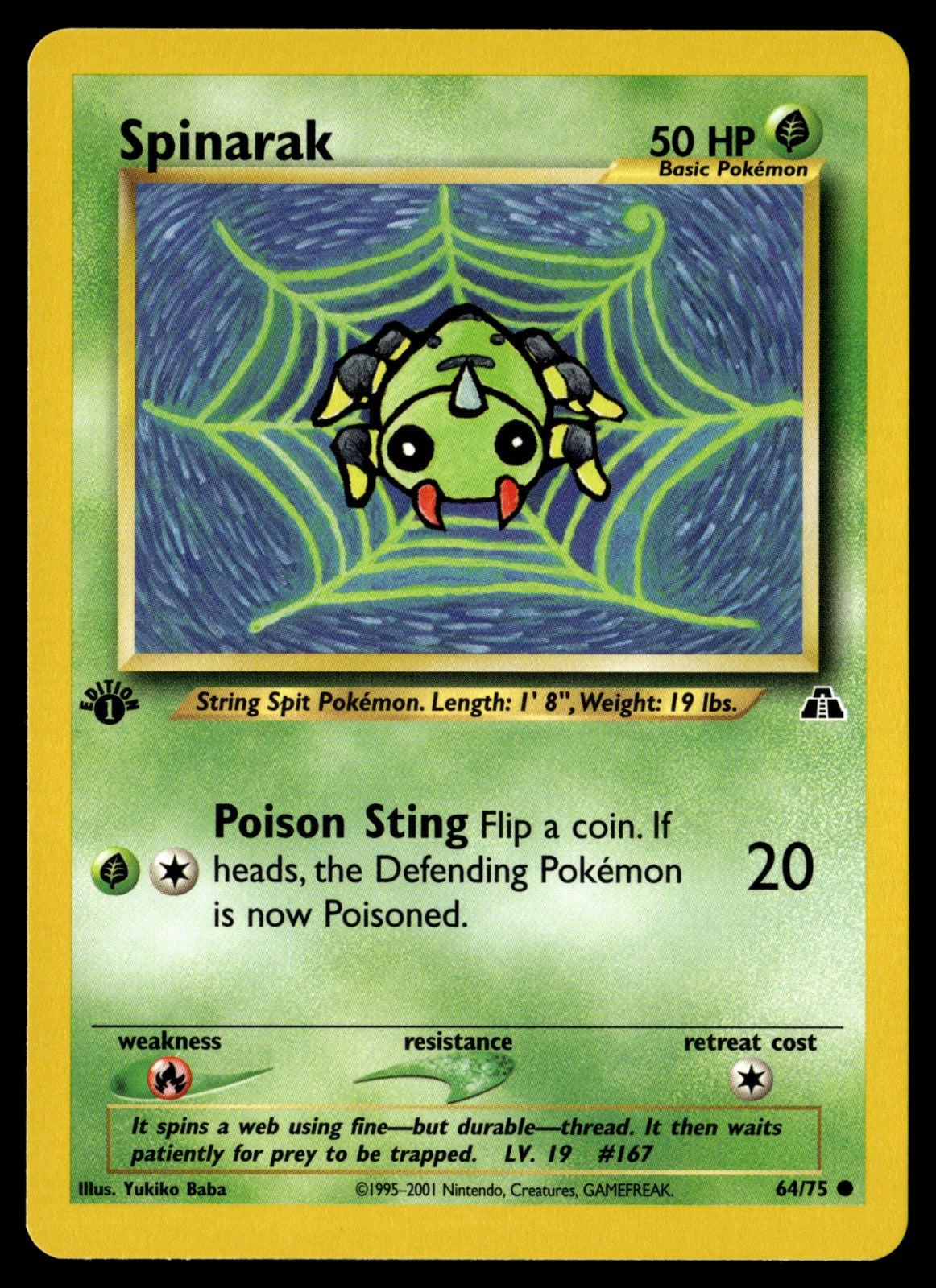 Spinarak 64/75 - NM