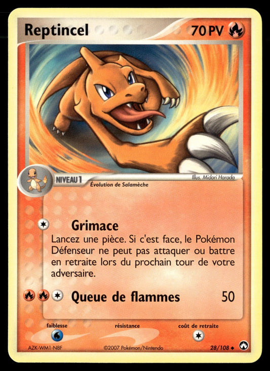 Reptincel Peu Commune EX Gardiens du Pouvoir 28 NM