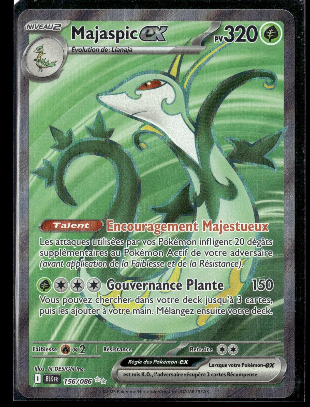 Majaspic-ex Ultra Rare Foudre Noire 156 NM