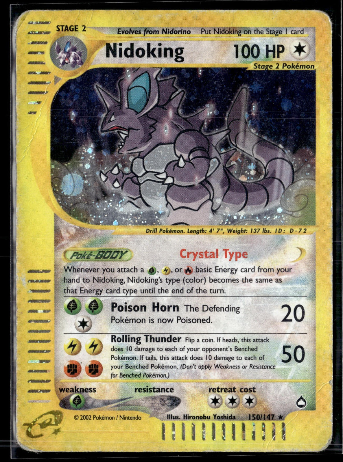 Nidoking Crystal 150 US