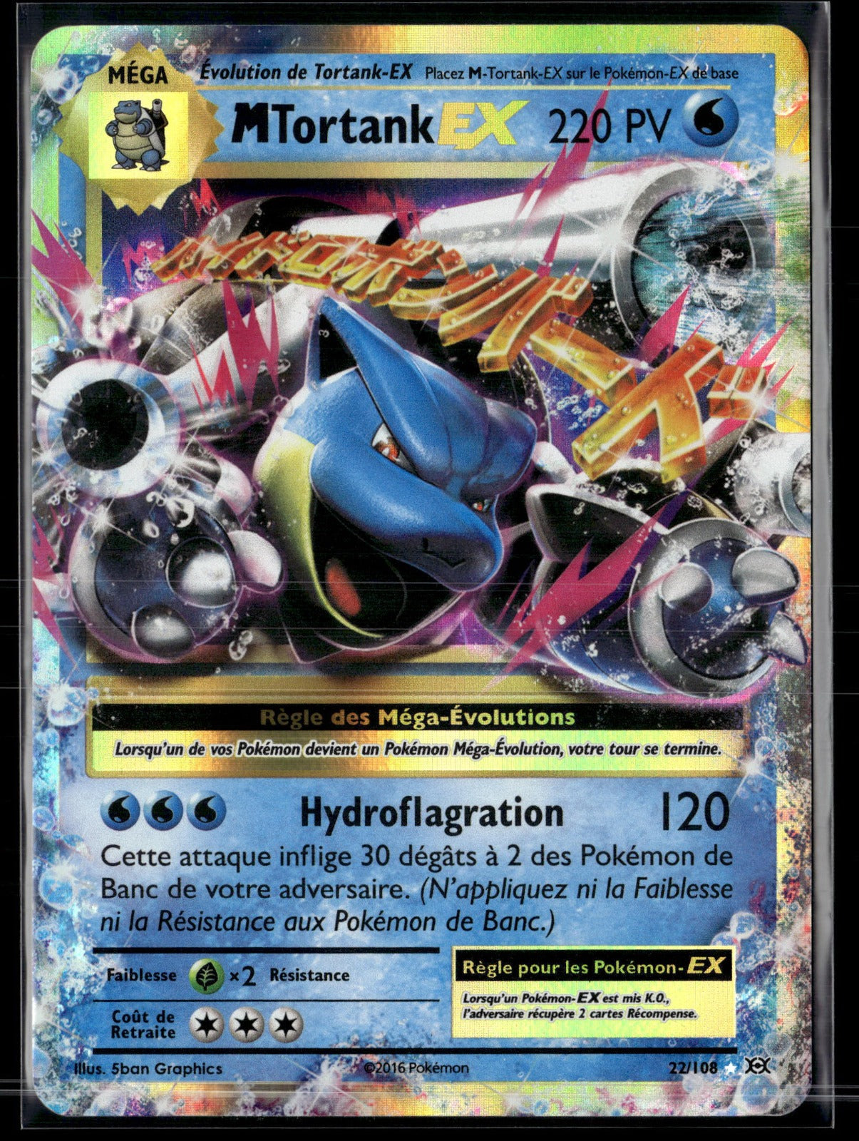 M-Tortank EX Ultra Rare Évolutions 22 