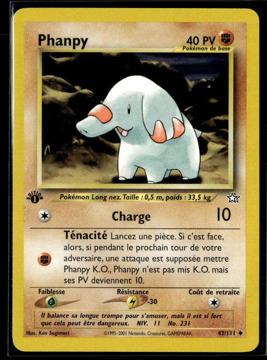 Phanpy Peu Commune Neo Genesis 43 NM
