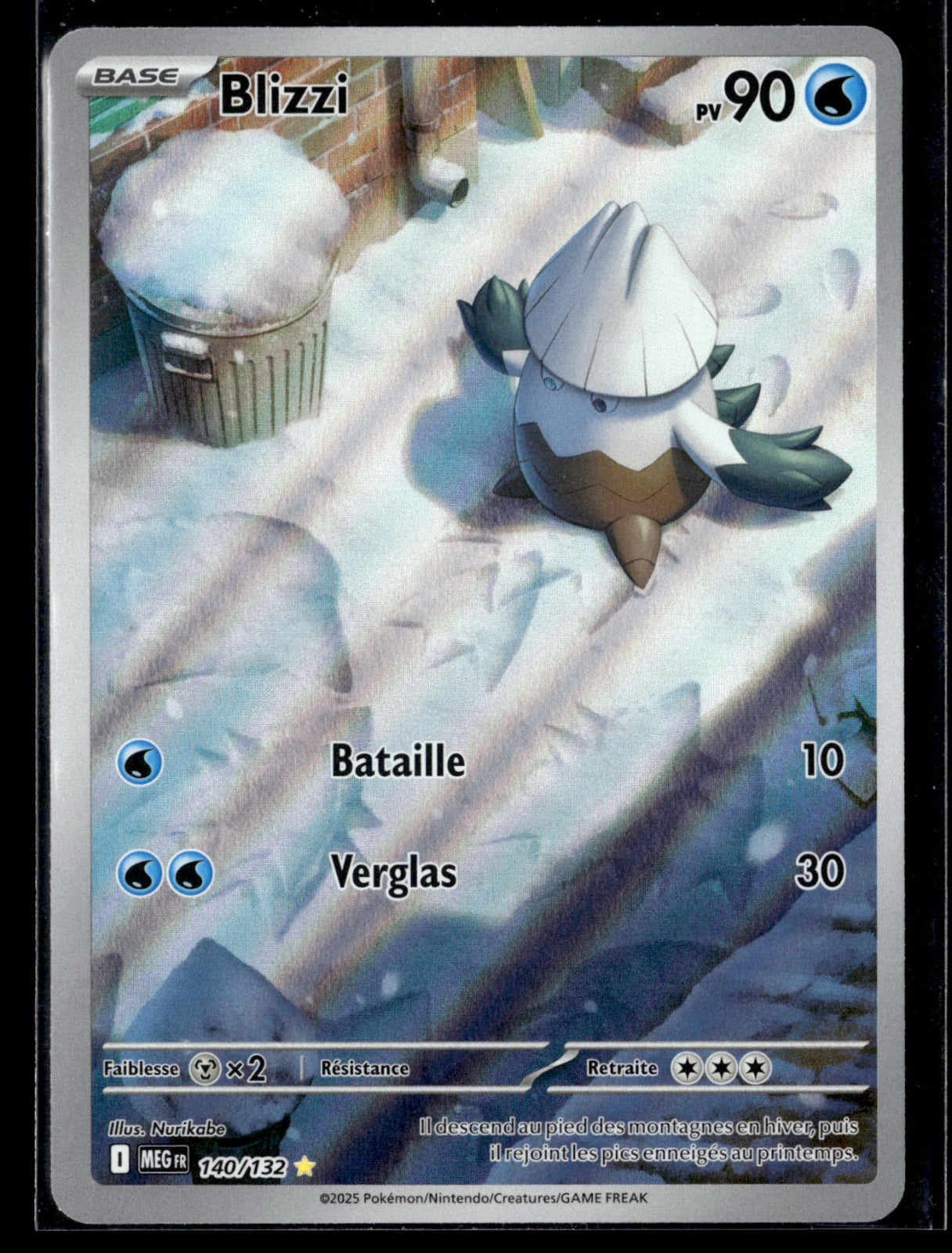 Blizzi Illustration rare Méga-Évolution 140 NM
