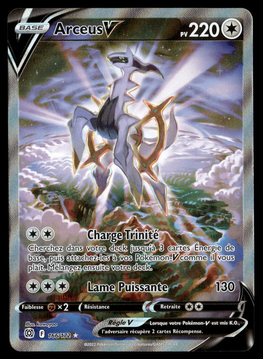 Arceus V Ultra Rare Stars Étincelantes 166 NM