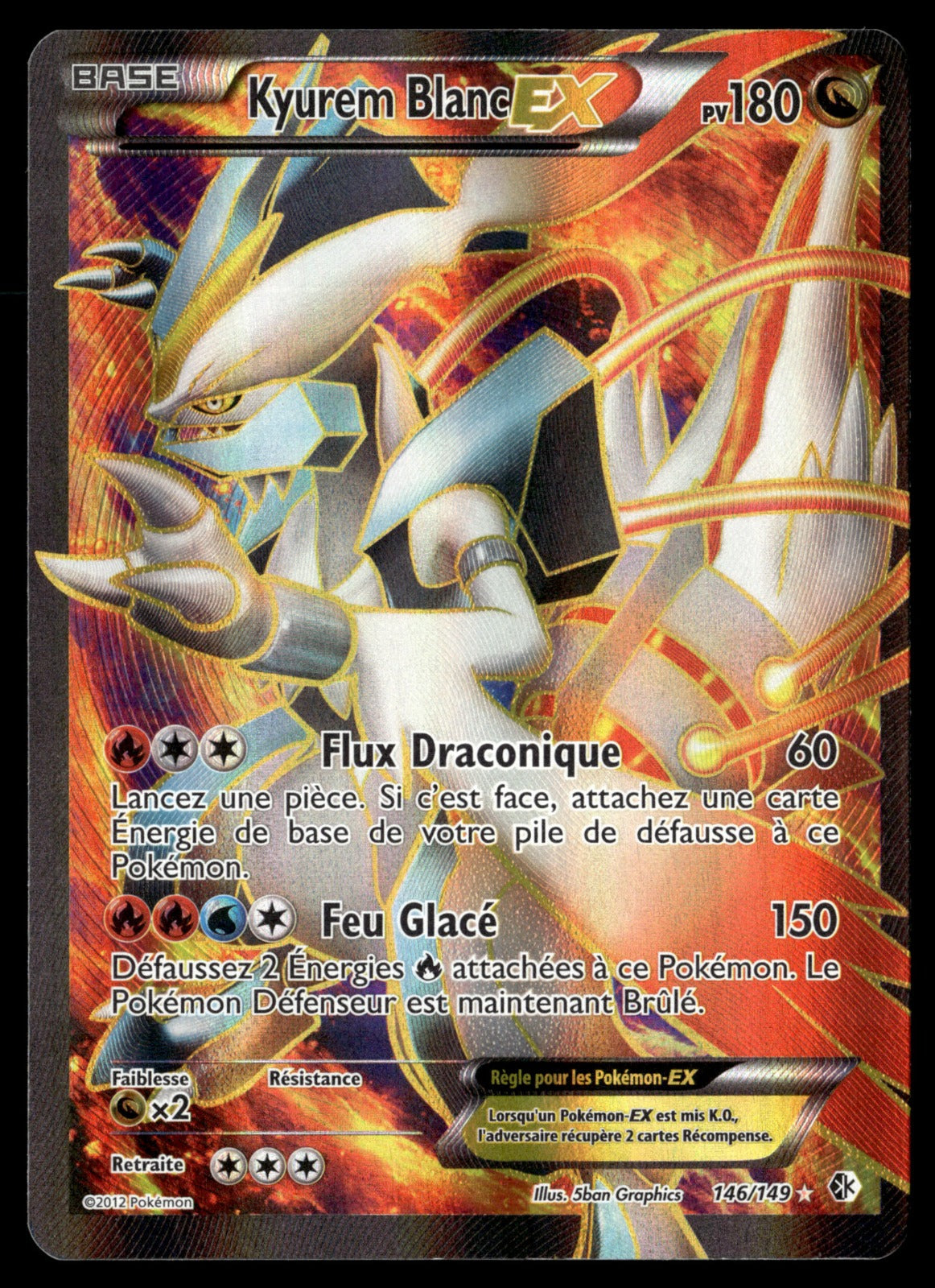 Kyurem EX  Origines Antiques 25 TBE 