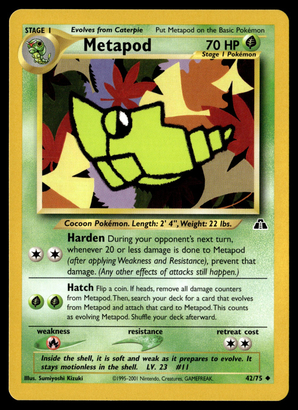 Metapod 42/75 - NM